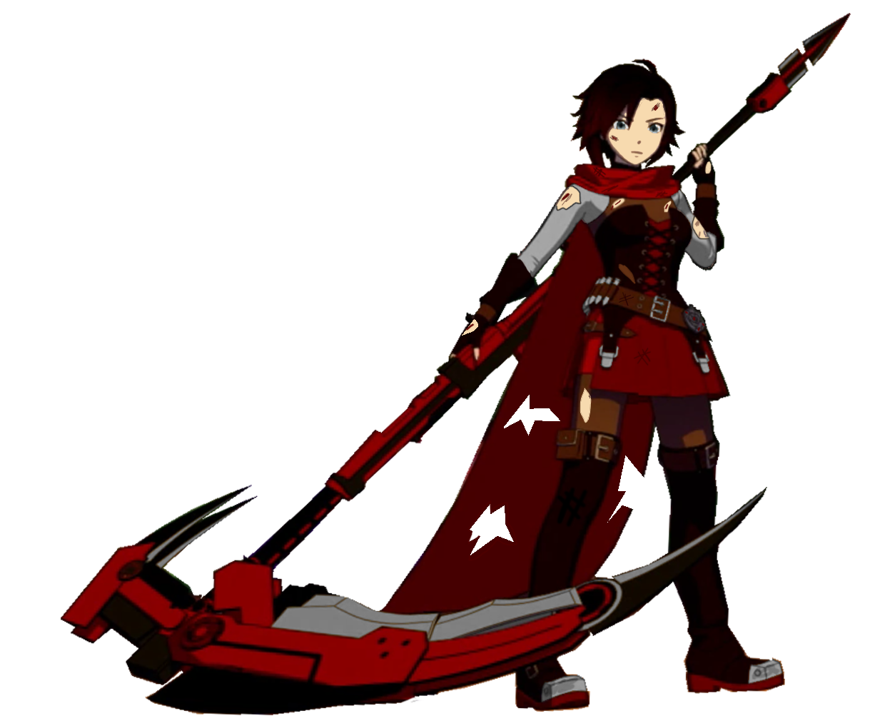 Ruby Rose Defeated Ruby Rose (Battle Damaged) by Krrwby on DeviantArt
