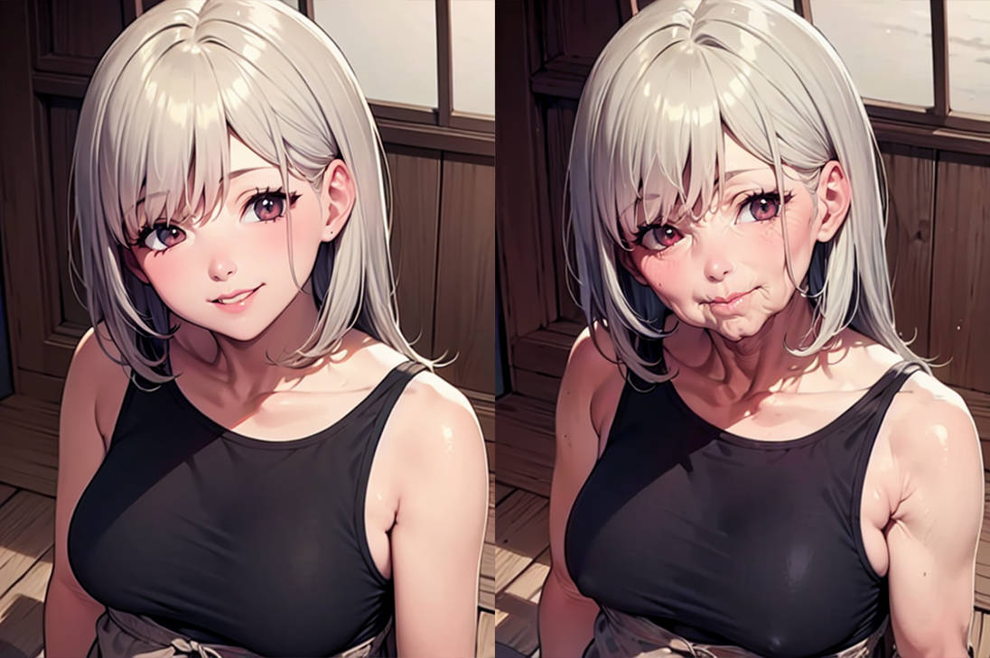 Anime Age Progression by OldAgeProgression on DeviantArt