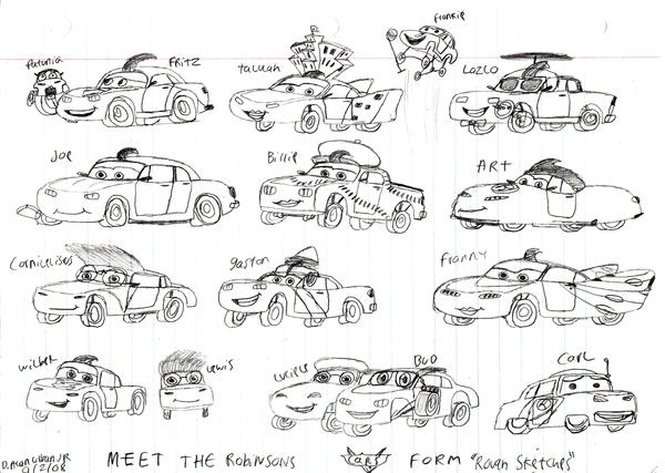 The Riobinons Car meet the robinsons cars form by carsdude on DeviantArt