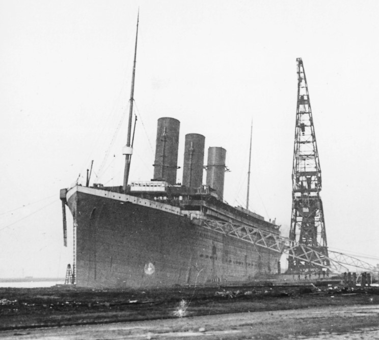 fitting out the titanic