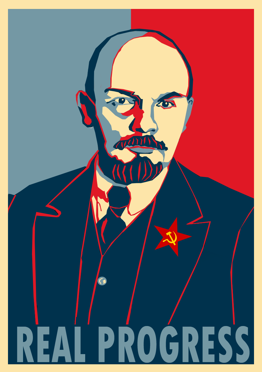 Lenin Progress poster