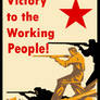 Victory to the workers Poster