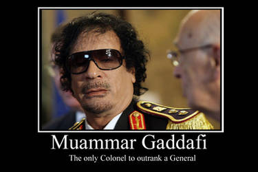 Gaddafi demotivator