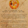 Red Army Oath of Allegiance