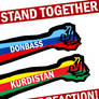 Stand with Donbass and Kurdistan