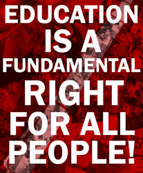 Education is a Right by Party9999999