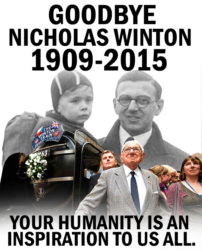 Goodbye Nicholas Winton