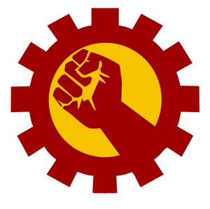 Gear and Fist Emblem