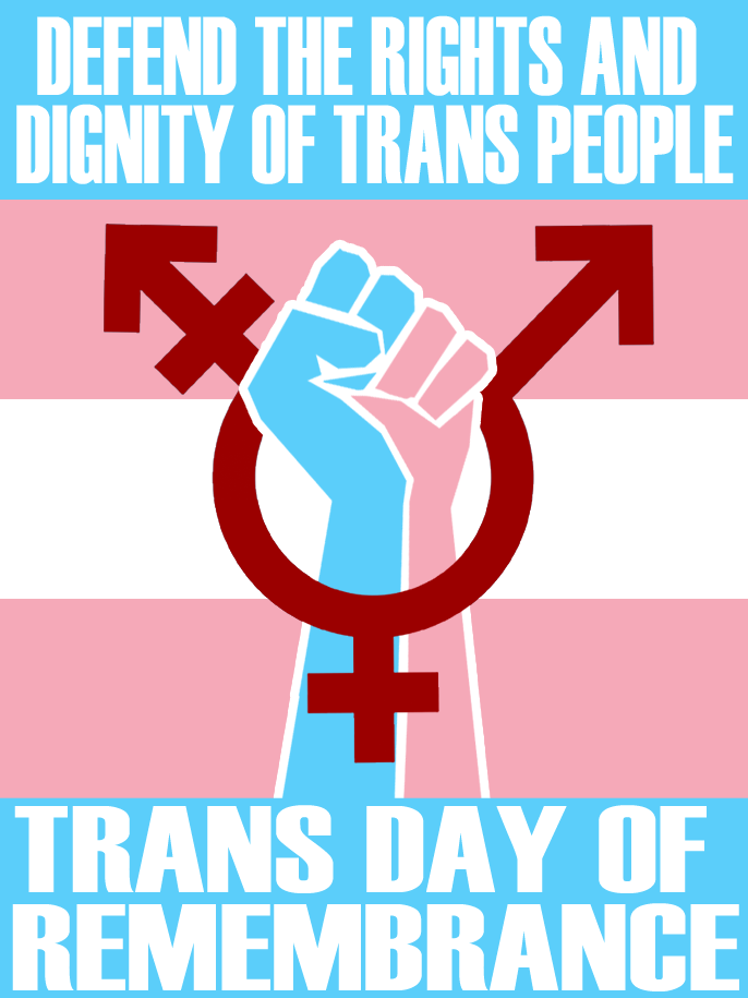 Trans Day of Remembrance Poster by Party9999999 on DeviantArt