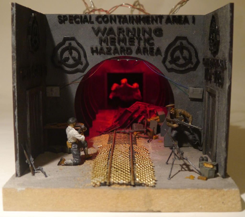 'Containment Breach' SCP Diorama 1 by Party9999999 on DeviantArt