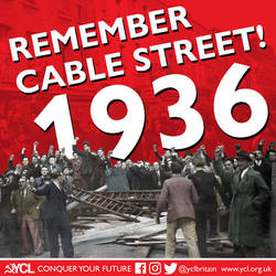 YCL Remember Cable Street 2022