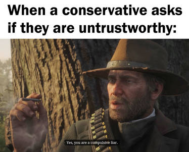 Untrustworthy Conservatives