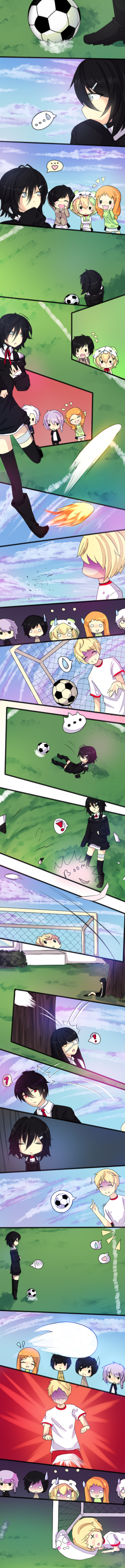 MM: Ruuka's dangerous when playing soccer :'D