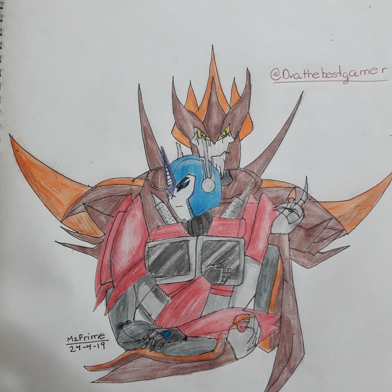 Predaking X Optimus Prime (TFP) by mzprime on DeviantArt