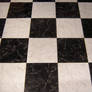 checkered floor