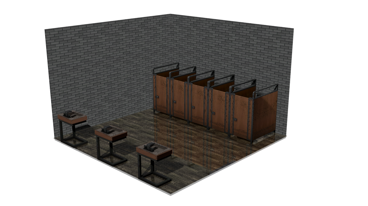 MMD simple bathroom DL by okip12 on DeviantArt