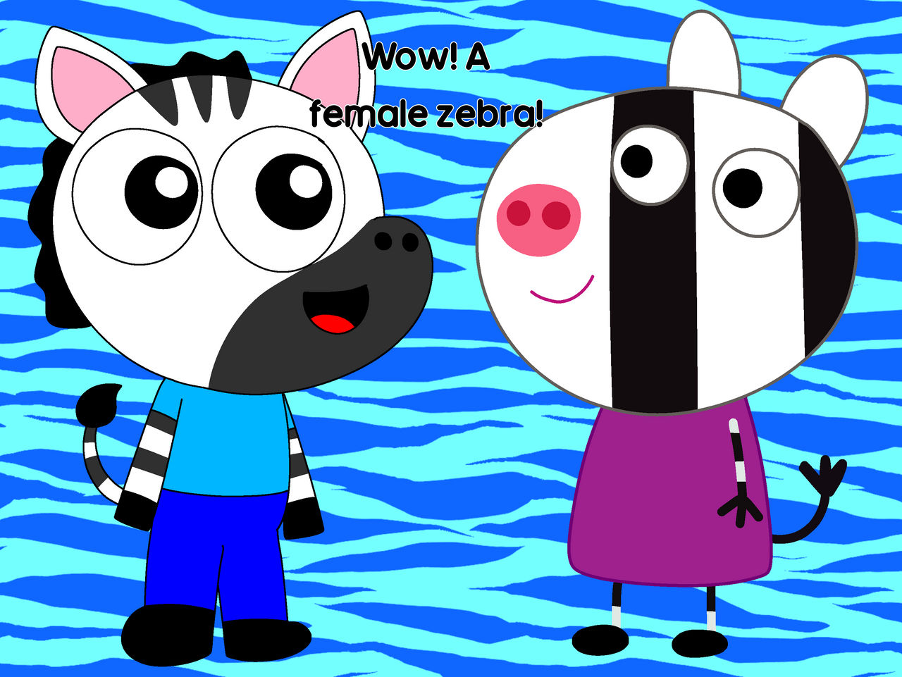 Zeko Zebra and Zoe Zebra by Awesomesuzy11 on DeviantArt