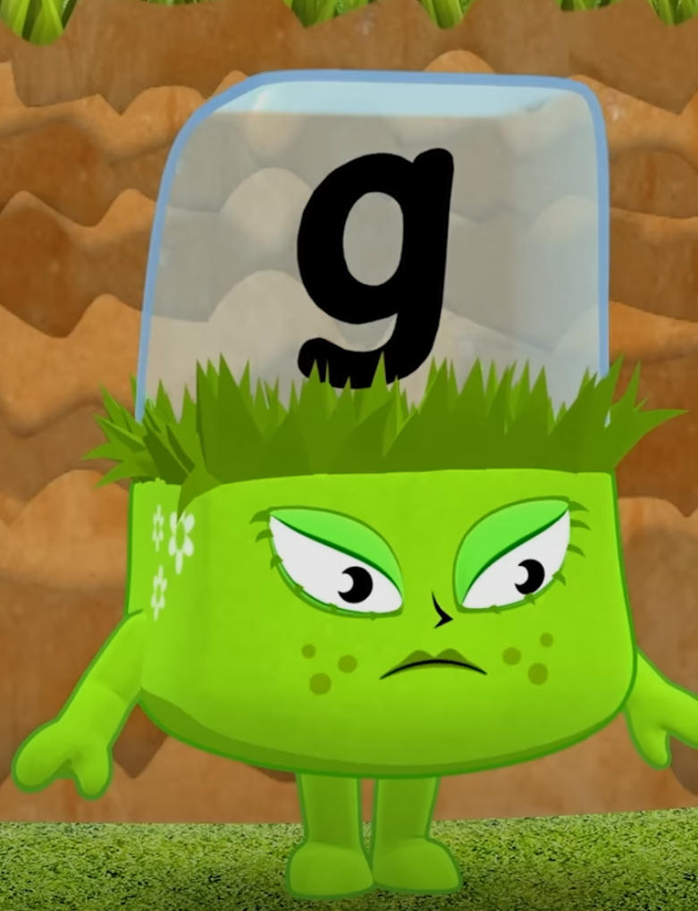Alphablock G Angry by Awesomesuzy11 on DeviantArt