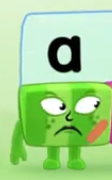 Negative Alphablocks Alphablock A Angry by Awesomesuzy11 on DeviantArt