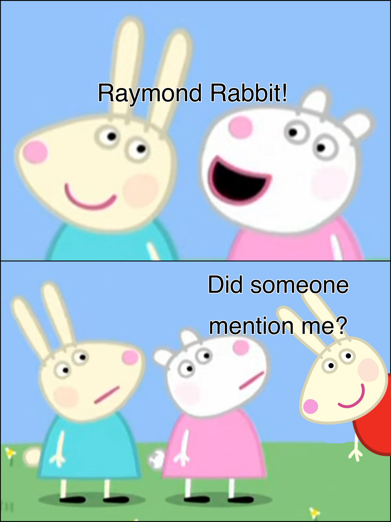 Raymond Rabbit Is Mentioned In Peppa Pig by Awesomesuzy11 on DeviantArt