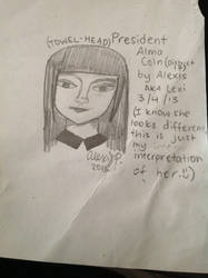 THG Drawing: President Alma Coin of District 13