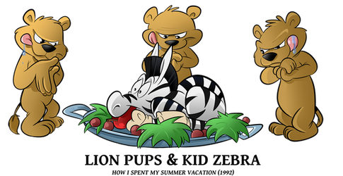 Summer Special - Lion Pups n Zebra