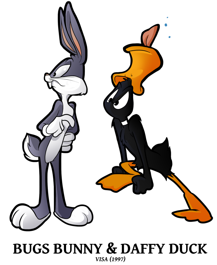 1997 -Daffy Duck n Bugs Bunny
