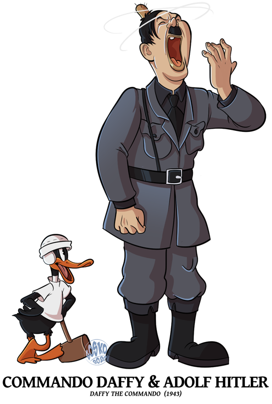 1943 - Daffy the Commando n Hitler