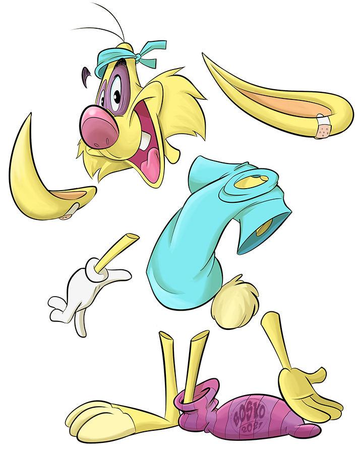 Fall-Apart Rabbit by BoskoComicArtist on DeviantArt