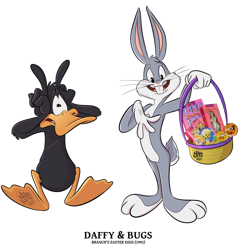 1990 - Daffy Duck & Bugs Bunny