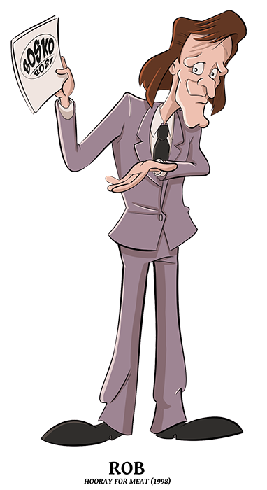 Rob Rocks Cartoon 1998 - Rob by BoskoComicArtist on DeviantArt