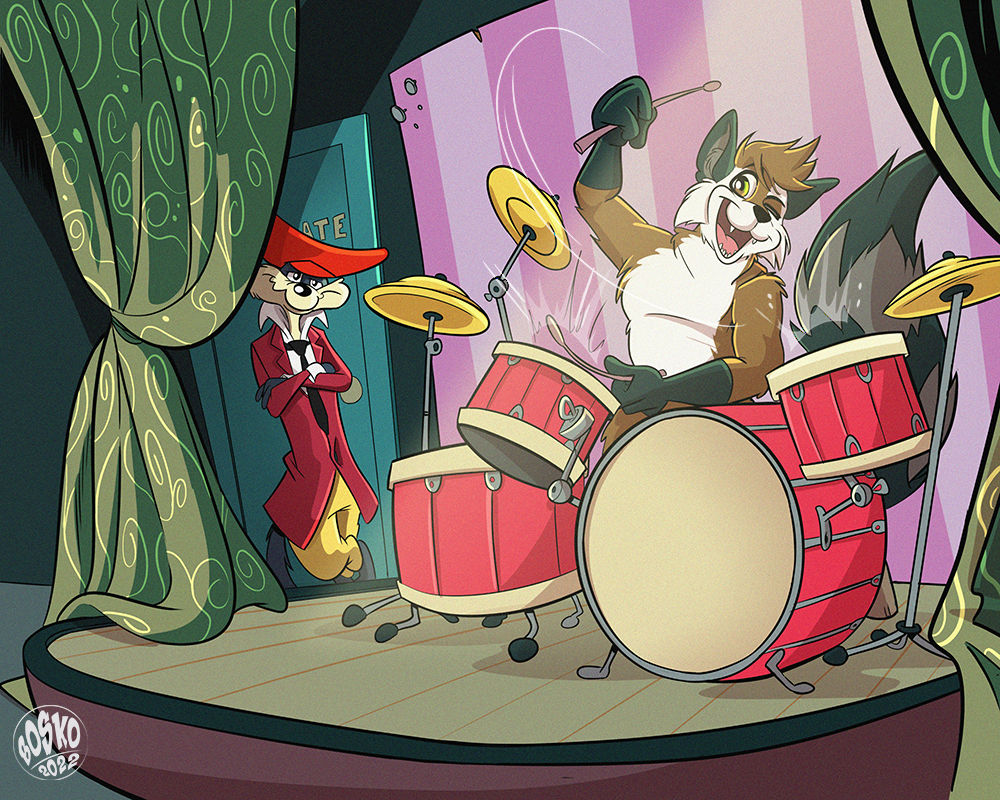 Commission - the New Big Bad Raccoon by BoskoComicArtist on DeviantArt