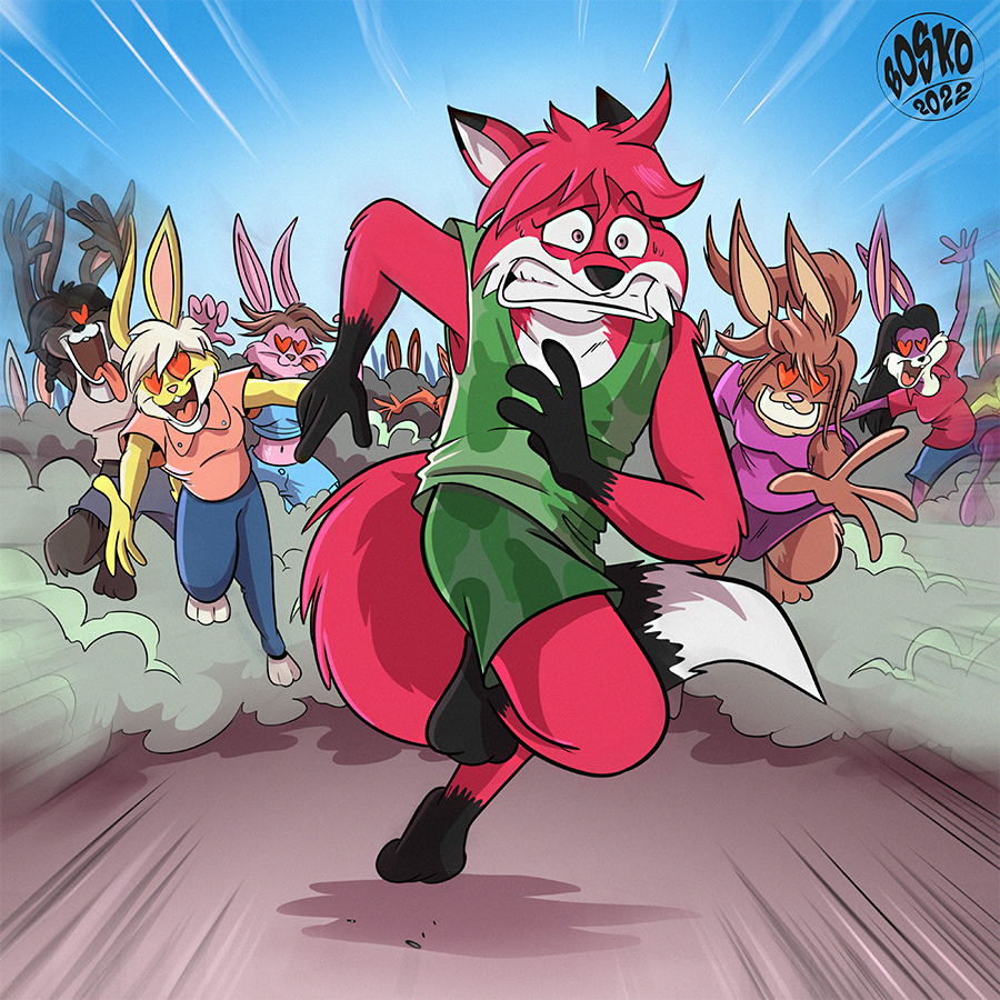 Ax Rabbit Deviantart Commission - Rabbit Run by BoskoComicArtist on DeviantArt