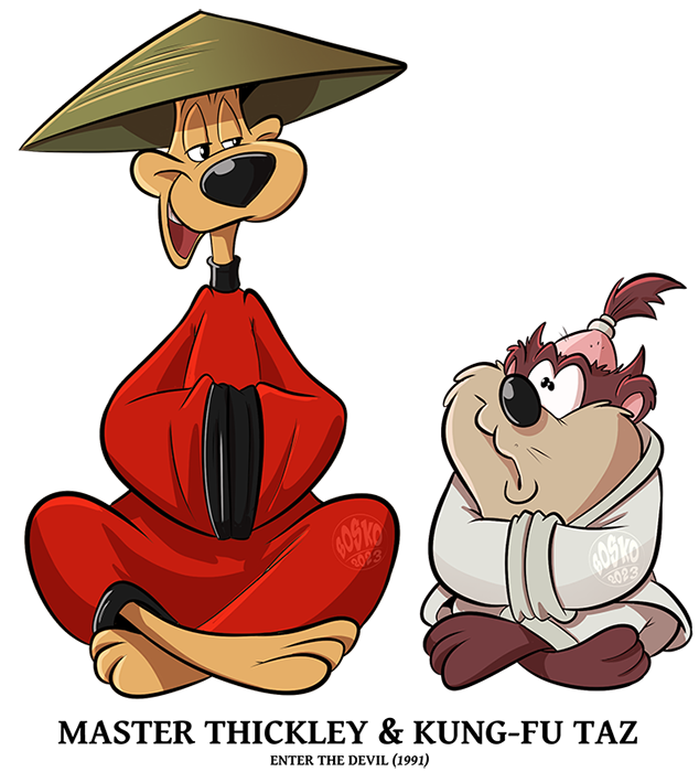 1991 - Master Thicley and Kung-fu Taz