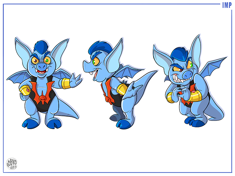 Commission - Imp Character Sheet by BoskoComicArtist on DeviantArt