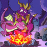 Commission - Spyro Dragon Trainer - Resting