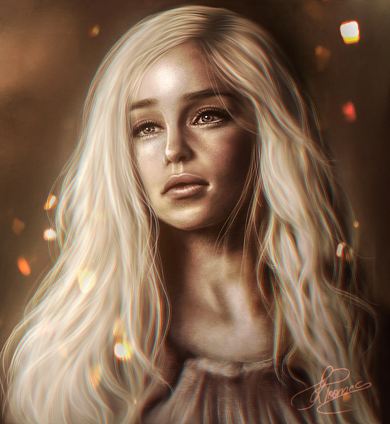 Daenerys Targaryen - Game of Thrones by iCookieday