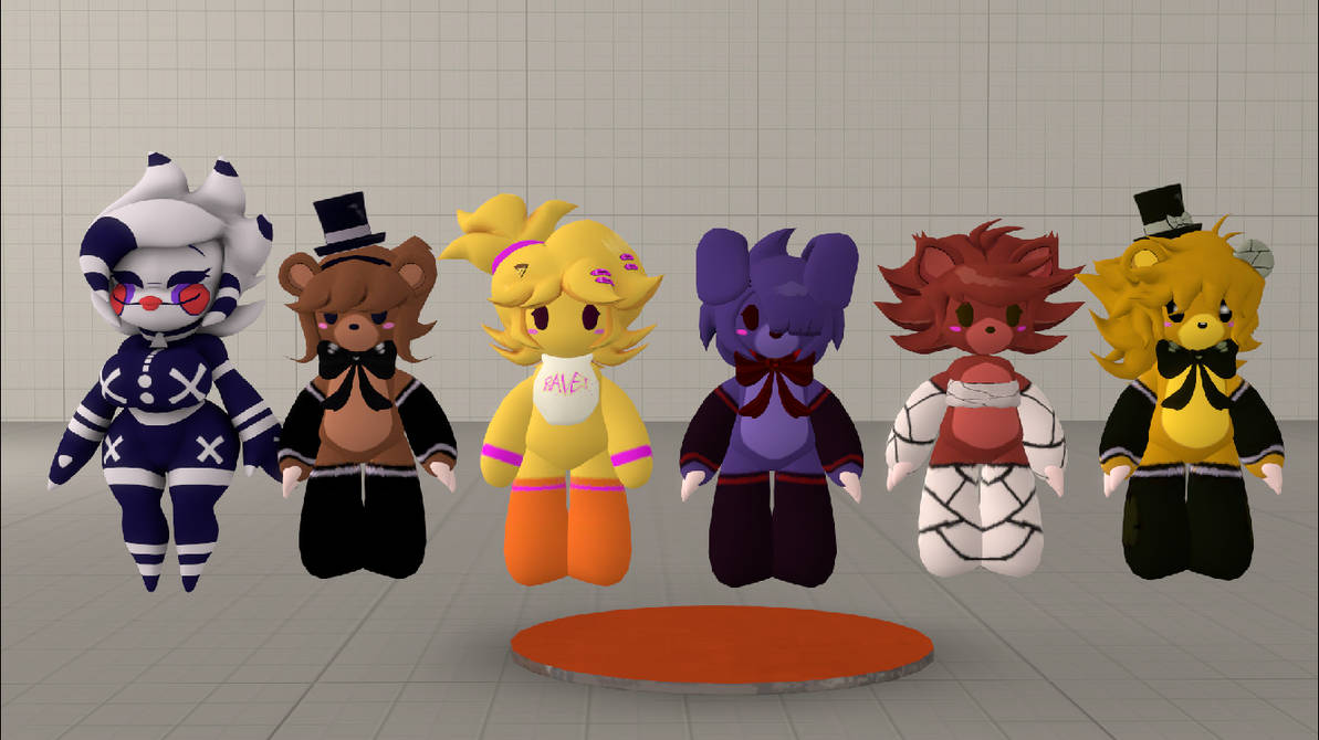 Gmod Marie Model fnia plushies and mini Marie sfm by ArkiRed on DeviantArt