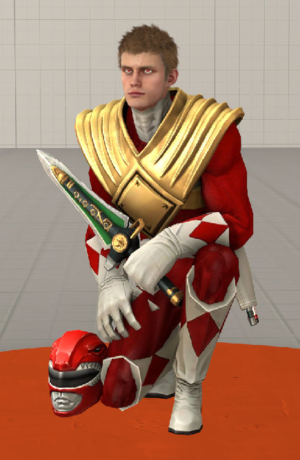 Arki classic red ranger armor with dragon shield by ArkiRed on DeviantArt