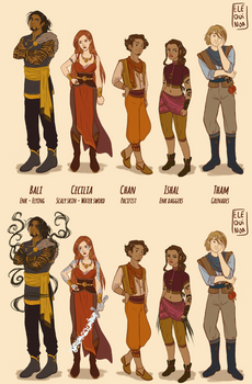 AATAVEITH - Main Characters Outfits