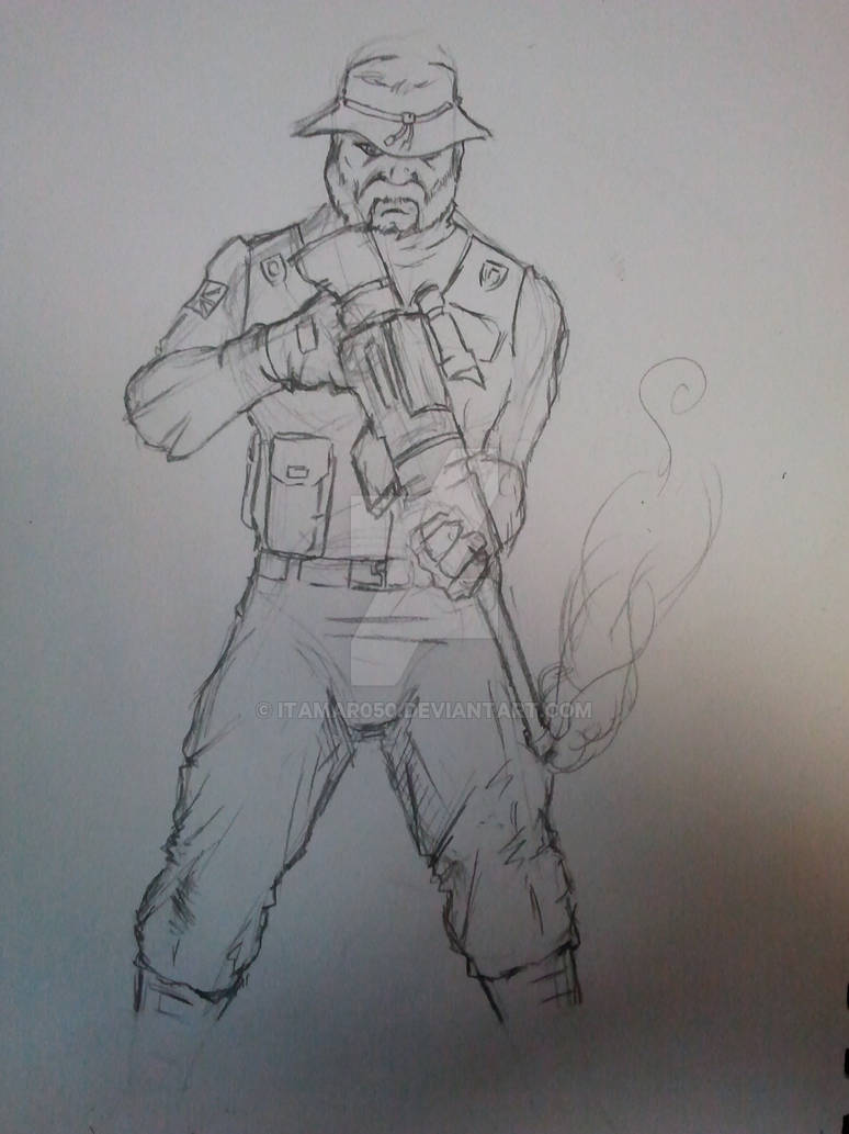 Captain Price sketch 12.12.11 WIP by itamar050 on DeviantArt