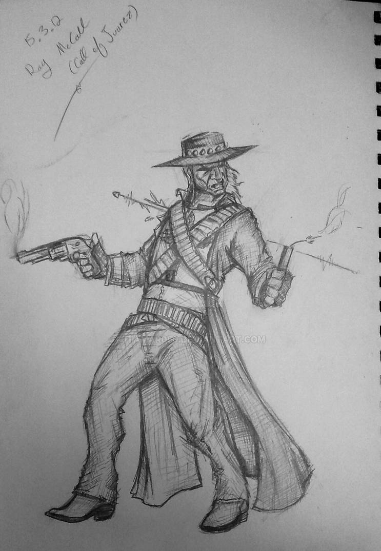 Ray Mccall Call of Juarez-Ray McCall sketch 15.3.12 by itamar050 on DeviantArt