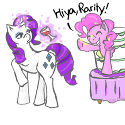 Pinkie and Rarity