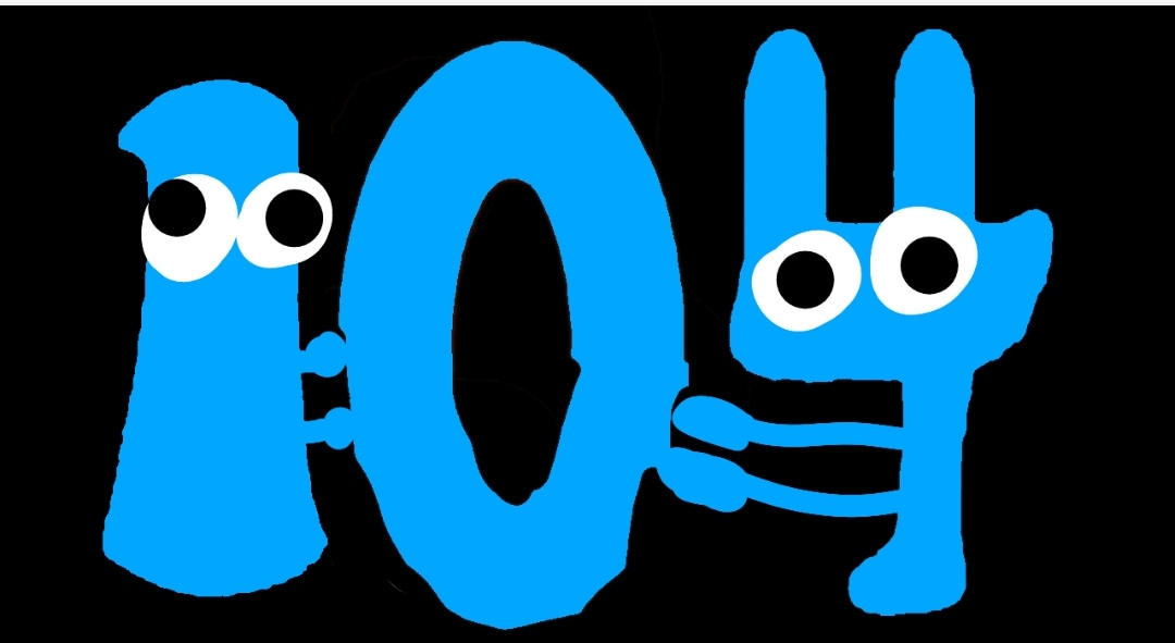 Vectorized Sesame Street Number Creatures 104 by nuhhjj on DeviantArt