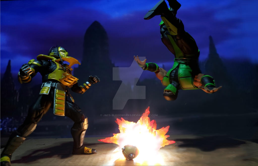 Cyrax V Reptile by Jacs-Bloodworks on DeviantArt