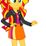 Sunset Shimmer (EqG) Vector - Movie #1 'What?'
