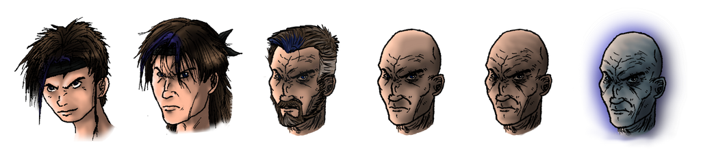Evolution of Rajivari's appearance by kibasennin on DeviantArt