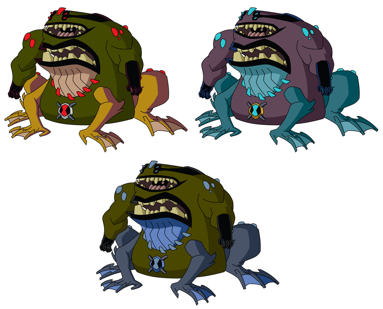 Uchchuck Chunk Ultimate Upchuck Variants by JupaGo25 on DeviantArt