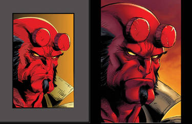 Project Hellboy using Illustrator