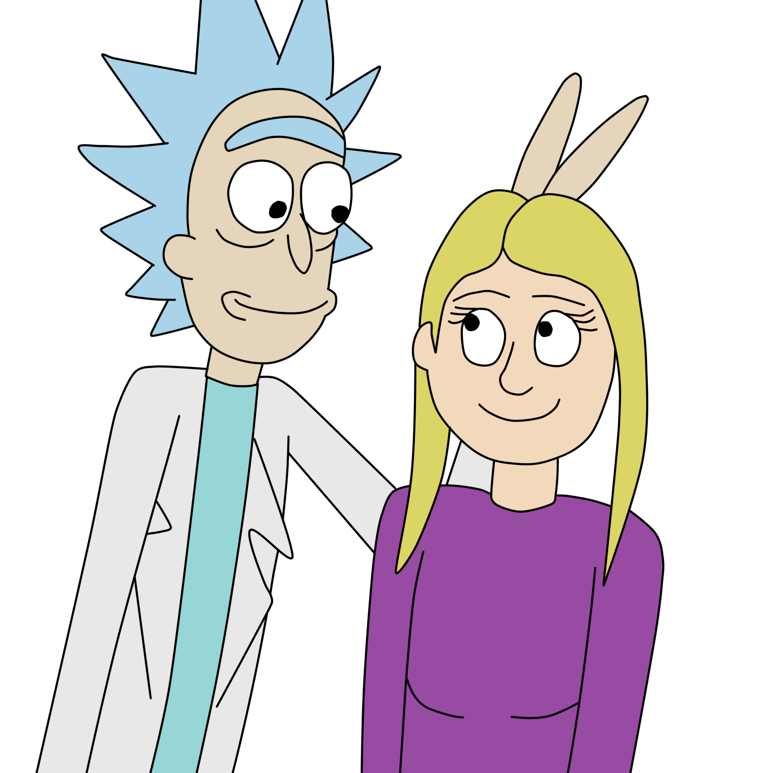 Rick Sanchez and Raven commission